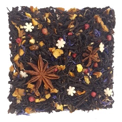 Изображение товара Черный ароматизированный чай СЛОН Рождественский глинтвейн 100 г