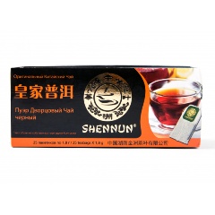 Изображение товара Чай черный Shennun Пуэр Дворцовый 25 пакетиков
