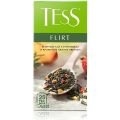 Изображение товара Чай TESS Flirt зеленый с добавками, 25 пакетиков