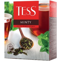 Изображение товара Чай TESS Minty черный с добавками, 100 пакетиков