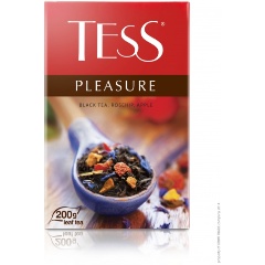 Изображение товара Чай TESS Pleasure черный листовой ароматизированный, 200 г