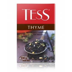 Изображение товара Чай TESS Thyme черный листовой ароматизированный, 100 г