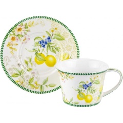 Изображение товара Чайная пара Еlan Gallery "Лимоны" 270 мл.