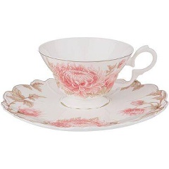 Изображение товара Чайная пара LEFARD астра 280 мл фарфор универсальный дизайн подарок