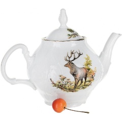 Изображение товара Чайник заварочный Bernadotte "Охотничьи сюжеты" 1200 мл