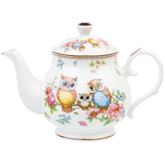 Изображение товара Чайник Elan Gallery "Совушки", 430 мл, 18х10х13 см
