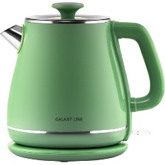 Изображение товара Электрический чайник Galaxy LINE GL 0331 зеленый 2200 Вт 1,8 л нержавейка пластик