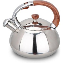 Изображение товара Глянцевый чайник TimA 3л из нержавеющей стали для индукционной плиты