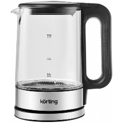 Изображение товара Электрический стеклянный чайник Korting KWK 0901 G с 5 режимами и автоматическим отключением