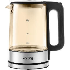 Изображение товара Стеклянный чайник Korting KWK 0903 G 1.7 л с автоматикой и фильтром