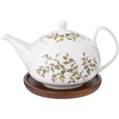 Изображение товара Чайник LEFARD "березки" 930 мл., на дерев. подставке