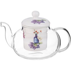 Изображение товара Чайник LEFARD стеклянный с фарфоровым ситом, 650 мл