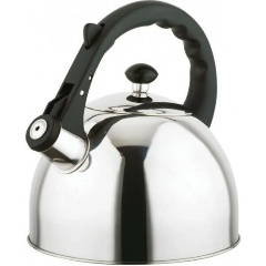 Изображение товара Чайник со свистком TECO TC-118, нержавеющая сталь, 3л