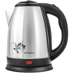 Изображение товара Чайник Supra KES-1802S из нержавеющей стали с 1.8 л объемом и защитой безопасности