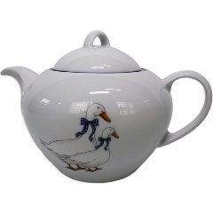 Изображение товара Чайник THUN 1794 "Saphyr", декор "Гуси", 1,2 л. (САП0034)