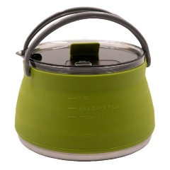 Изображение товара Чайник Tramp складной силиконовый 1л., оливковый