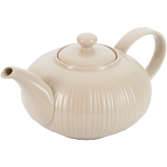 Изображение товара Заварочный чайник Gipfel Crema 51688 700 мл из фарфора с фактурным декором