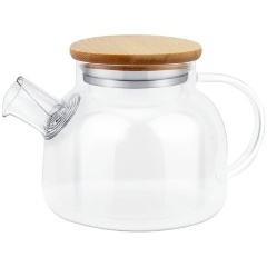 Изображение товара Чайник заварочный Pomi d'Oro Neri стеклянный с фильтром-пружиной 1800мл P250089