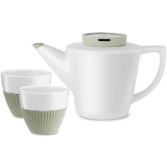 Изображение товара Стильный фарфоровый чайный набор VIVA Scandinavia Infusion 3 предмета