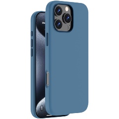 Изображение товара Чехол Deppa для Apple iPhone 16 Pro, Liquid Silicone, Magsafe, синий