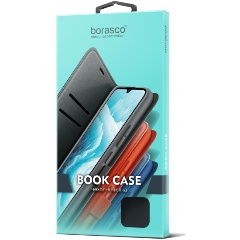 Изображение товара Чехол-книжка Borasco для Samsung Galaxy A25 черный с магнитом и подставкой