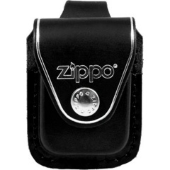 Изображение товара Чехол ZIPPO для широкой зажигалки, с петлёй, натуральная кожа, чёрный