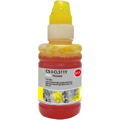 Изображение товара Чернила Cactus CS-CL-511 желтый (100мл) Canon PIXMA MP240/MP250/MP260/MP270/MP480