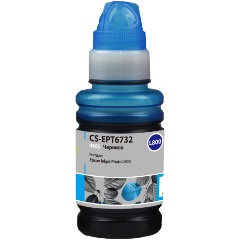 Изображение товара Чернила Cactus CS-EPT6732 T6732 голубой 100мл для Epson Epson L850, L810, L805, L800, L1800 C13T673298 C13T67324A