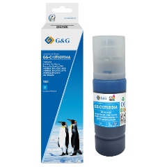Изображение товара Чернила G&G GG-C13T03V24A 101C голубой 70 мл для Epson L4150 L4160 L6160 L6170