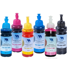 Изображение товара Чернила универсальные на водной основе NV PRINT для Сanon, Epson, НР, Lexmark, комплект 6 цветов
