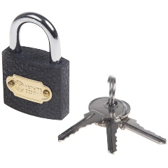 Изображение товара Замок навесной ЧЕТЫРЕ СЕЗОНА серия "Чугун" 32 мм