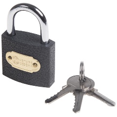 Изображение товара Замок навесной ЧЕТЫРЕ СЕЗОНА серия "Чугун" 40 мм