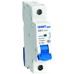 Изображение товара Автоматический выключатель CHINT NB1-63H 50А IP20 1п D 10кА