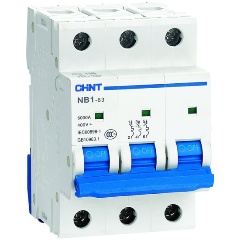Изображение товара Автоматический выключатель CHINT 3п D 32А 6кА NB1-63 (R), 179719