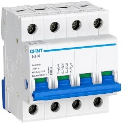 Изображение товара Выключатель нагрузки CHINT 4п 100А NH4 (R), 398045
