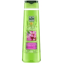 Изображение товара Шампунь для окрашенных волос ЧИСТАЯ ЛИНИЯ Клевер на отваре целебных трав, 400 мл