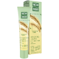 Изображение товара Ночной крем для лица ЧИСТАЯ ЛИНИЯ Питательный с пшеницей, для сухой кожи, 40 мл