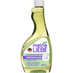 Изображение товара Чистящее средство MEINE LIEBE для акриловых ванн и душевых кабин, сменная бутылка, 500 мл