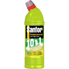 Изображение товара Чистящее средство SANFOR UNIVERSAL Лимонная свежесть, универсальное, 750 мл