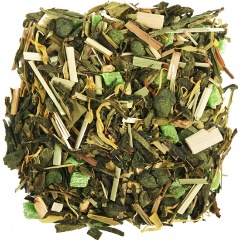 Изображение товара Зеленый ароматизированный чай СЛОН Лайм и Женьшень 100 г