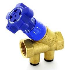 Изображение товара Клапан балансировочный Cimberio 787ОТ/2R 3/4", ручной, Kvs=5,33 PN25 BB, без ниппелей