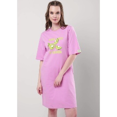 Изображение товара Платье домашнее CLEVER LDR25-1158 женское, цвет т.розовый, размер 46
