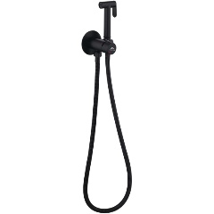 Изображение товара Гигиенический душ Fashun A57803-7 черный с рычажным управлением и изливом 18.9 см