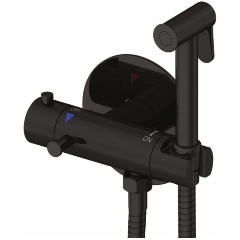 Изображение товара Смеситель для биде Rose R915H с термостатом черный из Испании