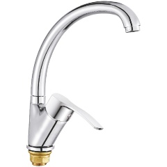 Изображение товара Смеситель для кухни Cron CN4170-2 с поворотным изливом и хромированным покрытием