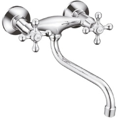 Изображение товара Смеситель для кухни Cron CN4608 хром вентильное управление металл