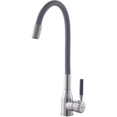 Изображение товара Смеситель для кухни Plstart PG54022B27, хром/серый