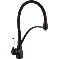 Изображение товара Смеситель для кухни Rose R153H, черный