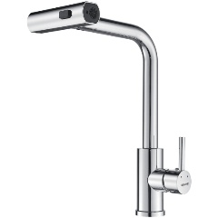 Изображение товара Смеситель для кухни с мультифункциональным изливом Shevanik S263, хром