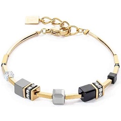 Изображение товара Браслет COEUR DE LION Black-White-Grey (2800/30-1333)